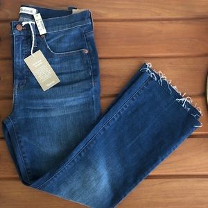 Madewell Cali Demi-Boot Jeans: Raw Hem Edition
